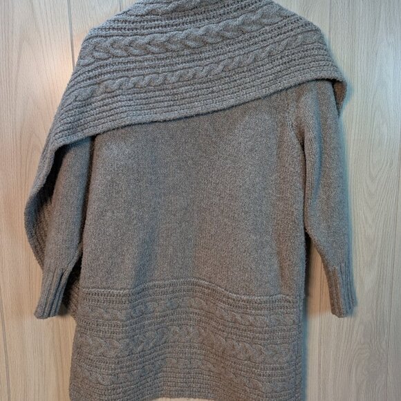 Torrid Open Cardigan Cable Knit Sweater Women's Plus Size 0 Large Gray - Picture 2 of 5
